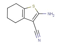 2-amino-4,5,6,7-tetrahydro-1-benzothiophene-3-carbonitrile 2-amino-4,5,6,7-tetrahydro-1-benzothiophene-3-carbonitrile