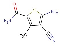 5-amino-4-cyano-3-methylthiophene-2-carboxamide 5-amino-4-cyano-3-methylthiophene-2-carboxamide