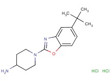 1-(5-tert-butyl-1,3-benzoxazol-2-yl)-4-piperidinamine dihydrochloride 1-(5-tert-butyl-1,3-benzoxazol-2-yl)-4-piperidinamine dihydrochloride