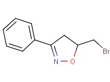 5-(bromomethyl)-3-phenyl-4,5-dihydroisoxazole 5-(bromomethyl)-3-phenyl-4,5-dihydroisoxazole