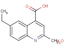 6-ethyl-2-methyl-4-quinolinecarboxylic acid hydrate 6-ethyl-2-methyl-4-quinolinecarboxylic acid hydrate