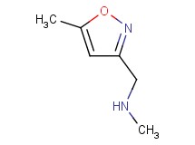 N-methyl-1-(5-methyl-3-isoxazolyl)methanamine N-methyl-1-(5-methyl-3-isoxazolyl)methanamine
