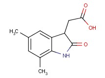 (5,7-dimethyl-2-oxo-2,3-dihydro-1H-indol-3-yl)acetic acid (5,7-dimethyl-2-oxo-2,3-dihydro-1H-indol-3-yl)acetic acid