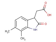 (6,7-dimethyl-2-oxo-2,3-dihydro-1H-indol-3-yl)acetic acid (6,7-dimethyl-2-oxo-2,3-dihydro-1H-indol-3-yl)acetic acid