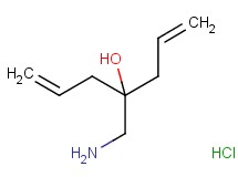 4-(aminomethyl)-1,6-heptadien-4-ol hydrochloride 4-(aminomethyl)-1,6-heptadien-4-ol hydrochloride