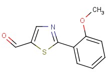 2-(2-methoxyphenyl)-1,3-thiazole-5-carbaldehyde 2-(2-methoxyphenyl)-1,3-thiazole-5-carbaldehyde