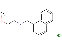 (2-methoxyethyl)(1-naphthylmethyl)amine hydrochloride (2-methoxyethyl)(1-naphthylmethyl)amine hydrochloride