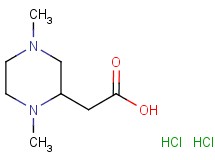 (1,4-dimethyl-2-piperazinyl)acetic acid dihydrochloride (1,4-dimethyl-2-piperazinyl)acetic acid dihydrochloride