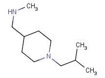 1-(1-isobutylpiperidin-4-yl)-N-methylmethanamine 1-(1-isobutylpiperidin-4-yl)-N-methylmethanamine