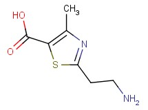 2-(2-aminoethyl)-4-methyl-1,3-thiazole-5-carboxylic acid 2-(2-aminoethyl)-4-methyl-1,3-thiazole-5-carboxylic acid