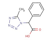 (5-methyl-1H-tetrazol-1-yl)(phenyl)acetic acid (5-methyl-1H-tetrazol-1-yl)(phenyl)acetic acid