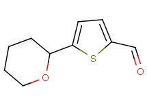 5-(tetrahydro-2H-pyran-2-yl)thiophene-2-carbaldehyde 5-(tetrahydro-2H-pyran-2-yl)thiophene-2-carbaldehyde