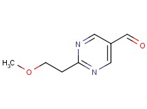 2-(2-methoxyethyl)pyrimidine-5-carbaldehyde 2-(2-methoxyethyl)pyrimidine-5-carbaldehyde