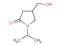4-(hydroxymethyl)-1-isopropylpyrrolidin-2-one 4-(hydroxymethyl)-1-isopropylpyrrolidin-2-one