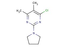 4-chloro-5,6-dimethyl-2-pyrrolidin-1-ylpyrimidine 4-chloro-5,6-dimethyl-2-pyrrolidin-1-ylpyrimidine