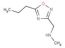 N-methyl-1-(5-propyl-1,2,4-oxadiazol-3-yl)methanamine N-methyl-1-(5-propyl-1,2,4-oxadiazol-3-yl)methanamine