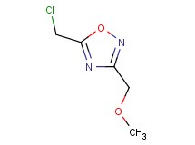 5-(chloromethyl)-3-(methoxymethyl)-1,2,4-oxadiazole 5-(chloromethyl)-3-(methoxymethyl)-1,2,4-oxadiazole