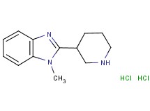 1-methyl-2-(3-piperidinyl)-1H-benzimidazole dihydrochloride 1-methyl-2-(3-piperidinyl)-1H-benzimidazole dihydrochloride