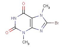 8-bromo-3,7-dimethyl-3,7-dihydro-1H-purine-2,6-dione 8-bromo-3,7-dimethyl-3,7-dihydro-1H-purine-2,6-dione