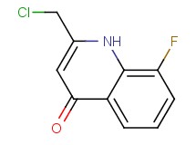 2-(chloromethyl)-8-fluoro-4(1H)-quinolinone 2-(chloromethyl)-8-fluoro-4(1H)-quinolinone