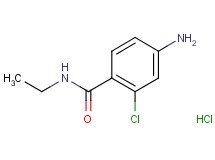 4-amino-2-chloro-N-ethylbenzamide hydrochloride 4-amino-2-chloro-N-ethylbenzamide hydrochloride