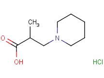 2-methyl-3-(1-piperidinyl)propanoic acid hydrochloride 2-methyl-3-(1-piperidinyl)propanoic acid hydrochloride