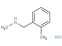 N-methyl-1-(2-methylphenyl)methanamine hydrochloride N-methyl-1-(2-methylphenyl)methanamine hydrochloride