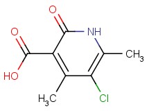 5-chloro-4,6-dimethyl-2-oxo-1,2-dihydro-3-pyridinecarboxylic acid 5-chloro-4,6-dimethyl-2-oxo-1,2-dihydro-3-pyridinecarboxylic acid