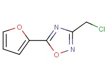 3-(chloromethyl)-5-(2-furyl)-1,2,4-oxadiazole 3-(chloromethyl)-5-(2-furyl)-1,2,4-oxadiazole
