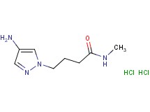 4-(4-amino-1H-pyrazol-1-yl)-N-methylbutanamide dihydrochloride 4-(4-amino-1H-pyrazol-1-yl)-N-methylbutanamide dihydrochloride