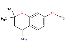 (7-methoxy-2,2-dimethyl-3,4-dihydro-2H-chromen-4-yl)amine (7-methoxy-2,2-dimethyl-3,4-dihydro-2H-chromen-4-yl)amine