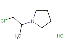 1-(2-chloro-1-methylethyl)pyrrolidine hydrochloride 1-(2-chloro-1-methylethyl)pyrrolidine hydrochloride