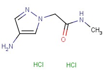 2-(4-amino-1H-pyrazol-1-yl)-N-methylacetamide dihydrochloride 2-(4-amino-1H-pyrazol-1-yl)-N-methylacetamide dihydrochloride