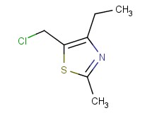 5-(chloromethyl)-4-ethyl-2-methyl-1,3-thiazole 5-(chloromethyl)-4-ethyl-2-methyl-1,3-thiazole