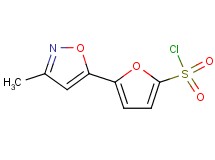 5-(3-methyl-5-isoxazolyl)-2-furansulfonyl chloride 5-(3-methyl-5-isoxazolyl)-2-furansulfonyl chloride
