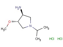 trans-1-isopropyl-4-methoxy-3-pyrrolidinamine dihydrochloride trans-1-isopropyl-4-methoxy-3-pyrrolidinamine dihydrochloride