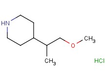 4-(2-methoxy-1-methylethyl)piperidine hydrochloride 4-(2-methoxy-1-methylethyl)piperidine hydrochloride