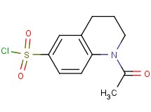 1-acetyl-1,2,3,4-tetrahydro-6-quinolinesulfonyl chloride 1-acetyl-1,2,3,4-tetrahydro-6-quinolinesulfonyl chloride