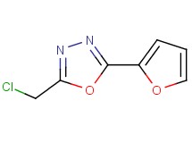 2-(chloromethyl)-5-(2-furyl)-1,3,4-oxadiazole 2-(chloromethyl)-5-(2-furyl)-1,3,4-oxadiazole