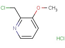 2-(chloromethyl)-3-methoxypyridine hydrochloride 2-(chloromethyl)-3-methoxypyridine hydrochloride