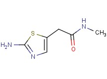2-(2-amino-1,3-thiazol-5-yl)-N-methylacetamide 2-(2-amino-1,3-thiazol-5-yl)-N-methylacetamide