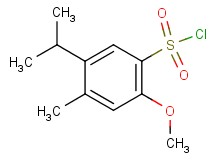 5-isopropyl-2-methoxy-4-methylbenzenesulfonyl chloride 5-isopropyl-2-methoxy-4-methylbenzenesulfonyl chloride