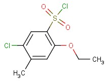 5-chloro-2-ethoxy-4-methylbenzenesulfonyl chloride 5-chloro-2-ethoxy-4-methylbenzenesulfonyl chloride