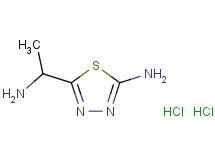 5-(1-aminoethyl)-1,3,4-thiadiazol-2-amine dihydrochloride 5-(1-aminoethyl)-1,3,4-thiadiazol-2-amine dihydrochloride