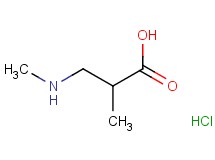2-methyl-3-(methylamino)propanoic acid hydrochloride 2-methyl-3-(methylamino)propanoic acid hydrochloride