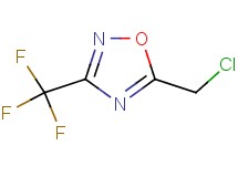 5-(chloromethyl)-3-(trifluoromethyl)-1,2,4-oxadiazole 5-(chloromethyl)-3-(trifluoromethyl)-1,2,4-oxadiazole