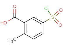 5-(chlorosulfonyl)-2-methylbenzoic acid 5-(chlorosulfonyl)-2-methylbenzoic acid