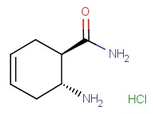 rac-(1R,6R)-6-amino-3-cyclohexene-1-carboxamide hydrochloride rac-(1R,6R)-6-amino-3-cyclohexene-1-carboxamide hydrochloride