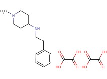 1-methyl-N-(2-phenylethyl)-4-piperidinamine diethanedioate 1-methyl-N-(2-phenylethyl)-4-piperidinamine diethanedioate