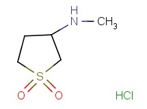 N-methyltetrahydro-3-thiophenamine 1,1-dioxide hydrochloride N-methyltetrahydro-3-thiophenamine 1,1-dioxide hydrochloride
